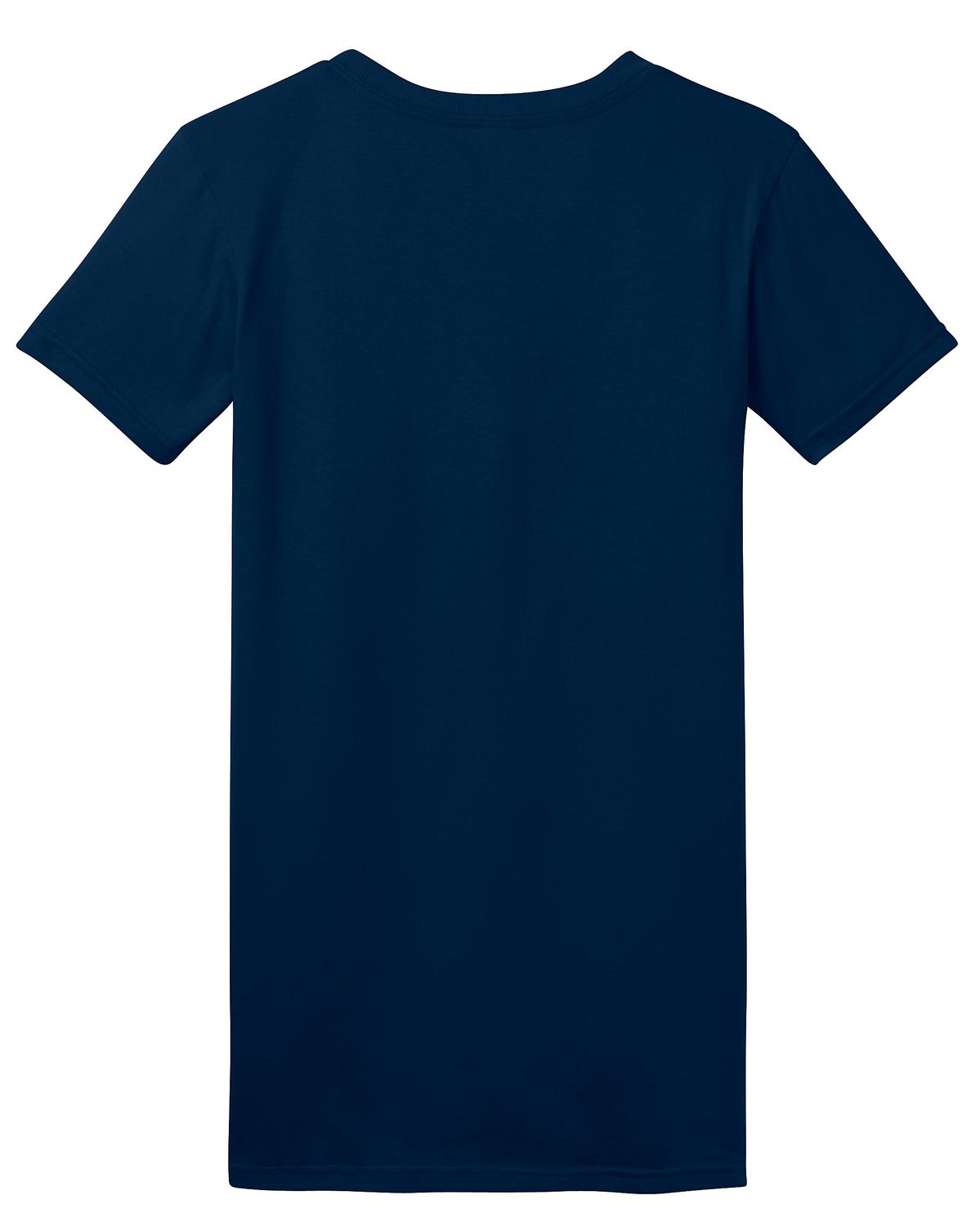 District Women's Fitted The Concert Tee DT5001 New Navy