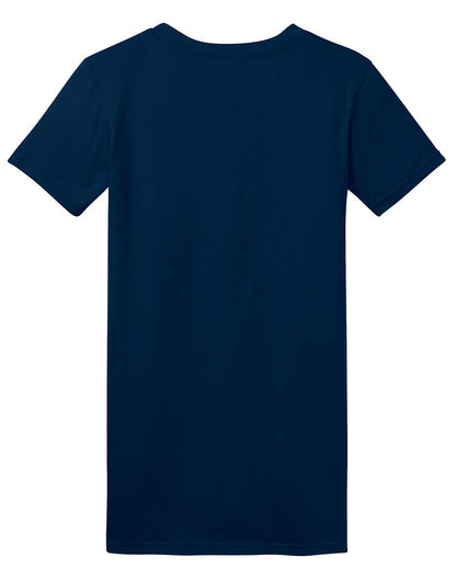 District Women's Fitted The Concert Tee DT5001 New Navy