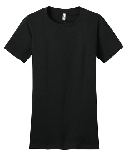 District Women's Fitted The Concert Tee DT5001 Black