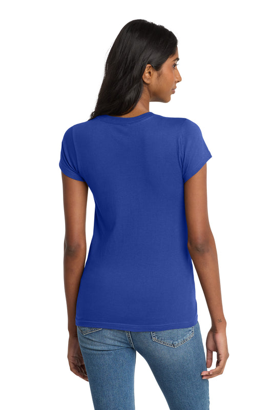 District Women's Fitted The Concert Tee DT5001 Deep Royal