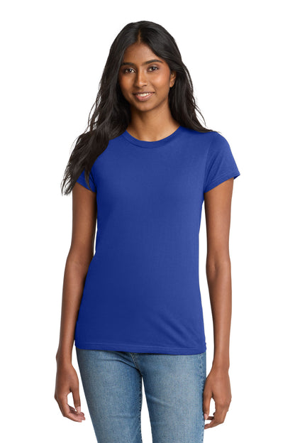District Women's Fitted The Concert Tee DT5001 Deep Royal