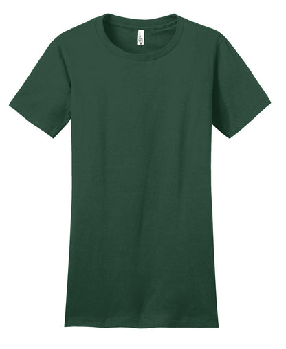 District Women's Fitted The Concert Tee DT5001 Forest Green
