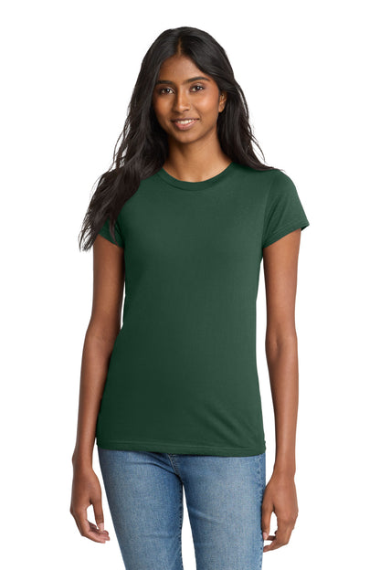 District Women's Fitted The Concert Tee DT5001 Forest Green