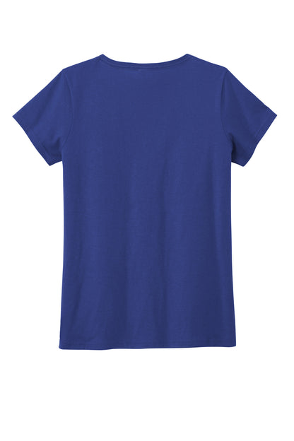 District Women's The Concert Tee V-Neck DT5002 Deep Royal