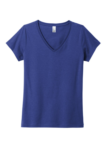 District Women's The Concert Tee V-Neck DT5002 Deep Royal