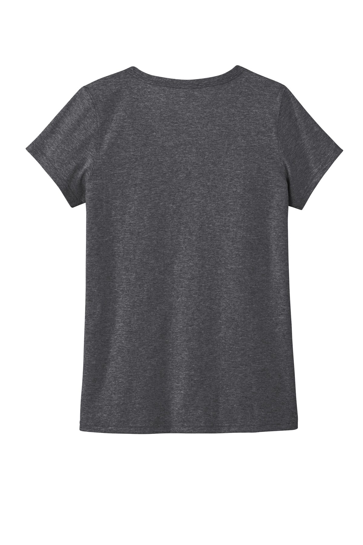 District Women's The Concert Tee V-Neck DT5002 Heathered Charcoal