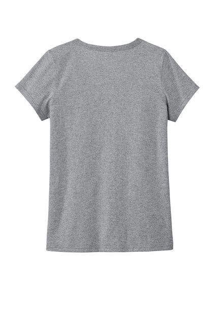 District Women's The Concert Tee V-Neck DT5002 Heather Grey
