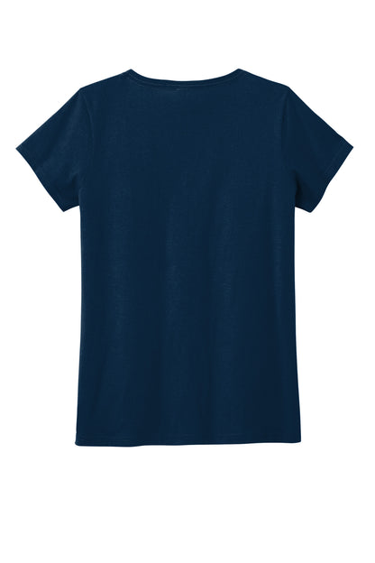 District Women's The Concert Tee V-Neck DT5002 New Navy