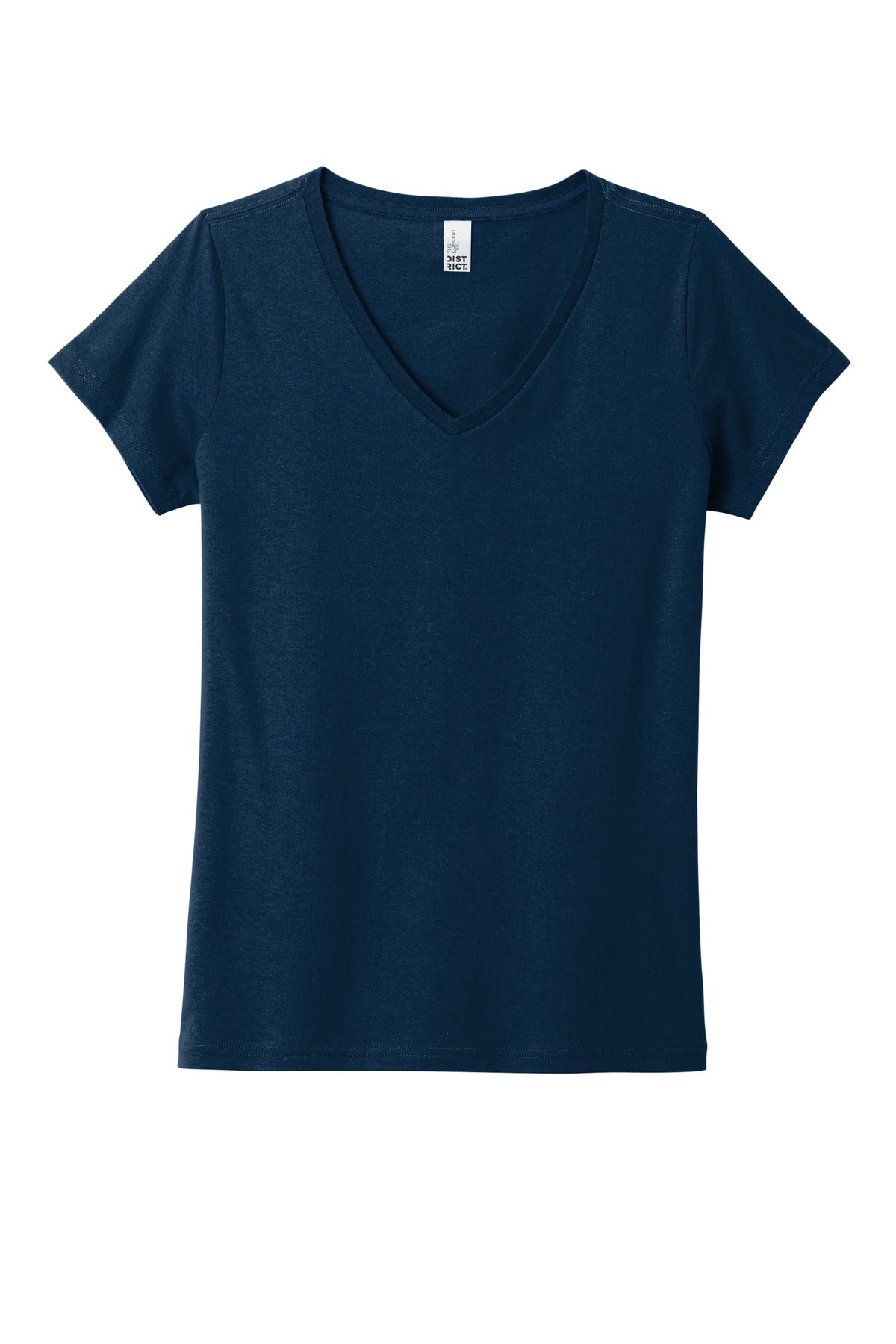 District Women's The Concert Tee V-Neck DT5002 New Navy