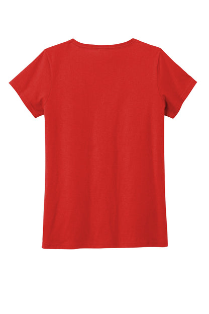 District Women's The Concert Tee V-Neck DT5002 New Red