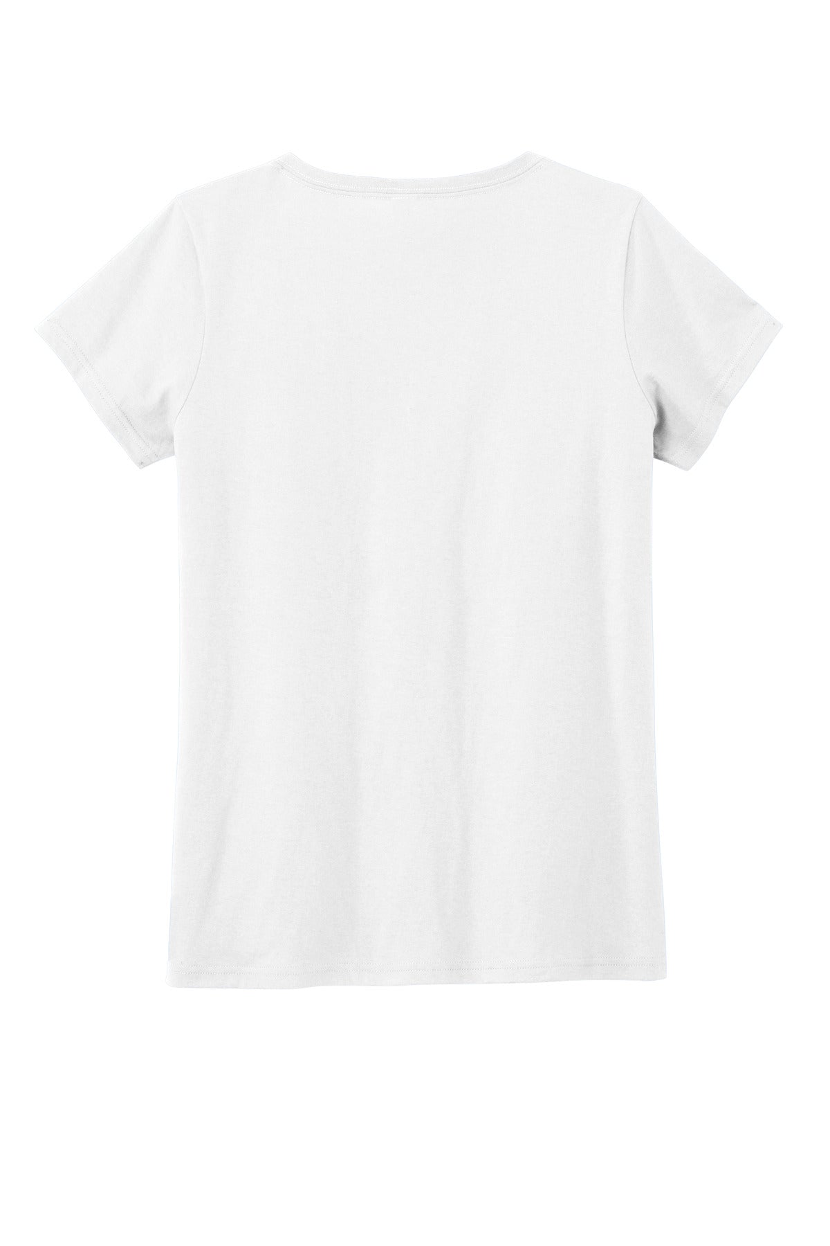District Women's The Concert Tee V-Neck DT5002 White