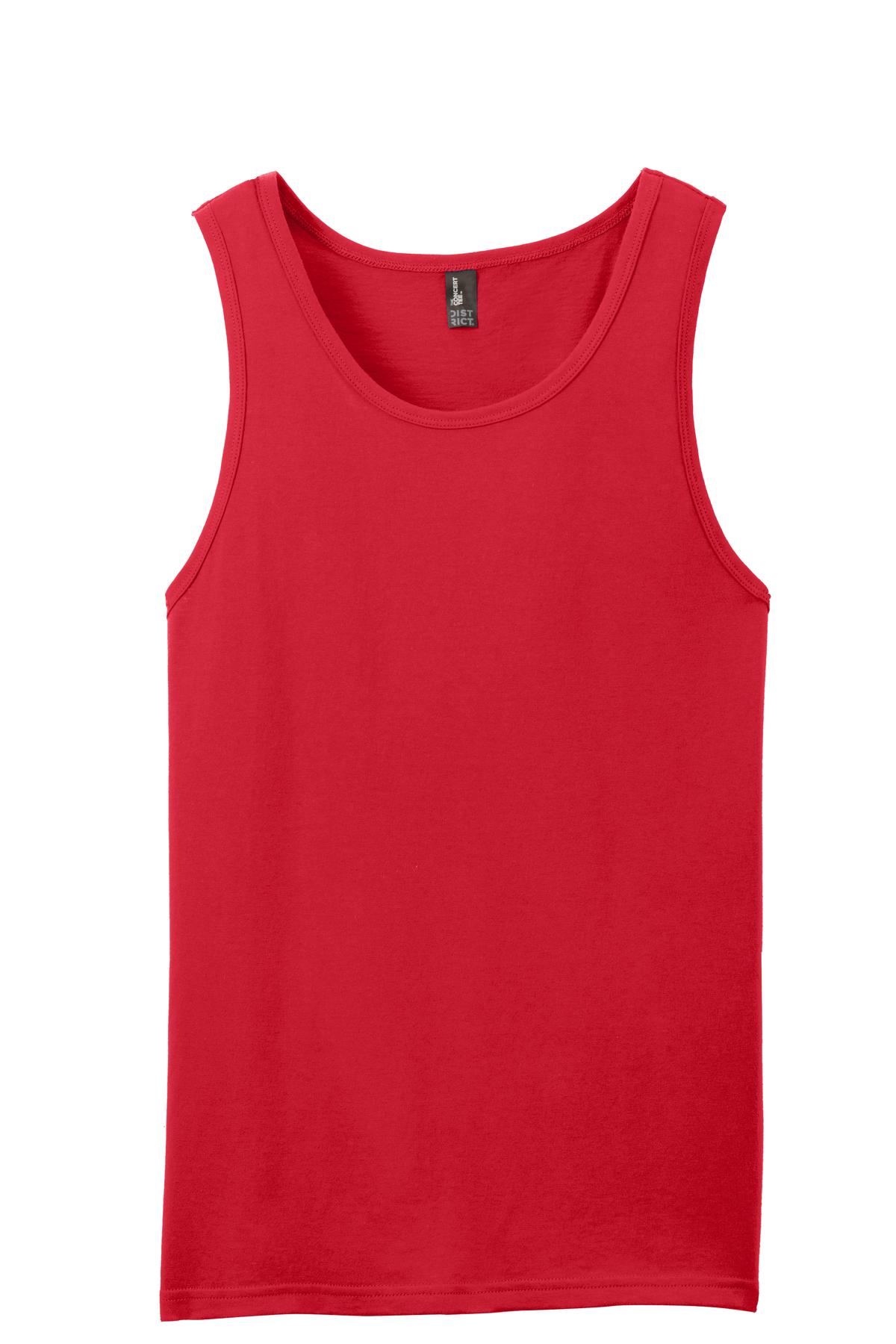 District The Concert Tank DT5300 New Red