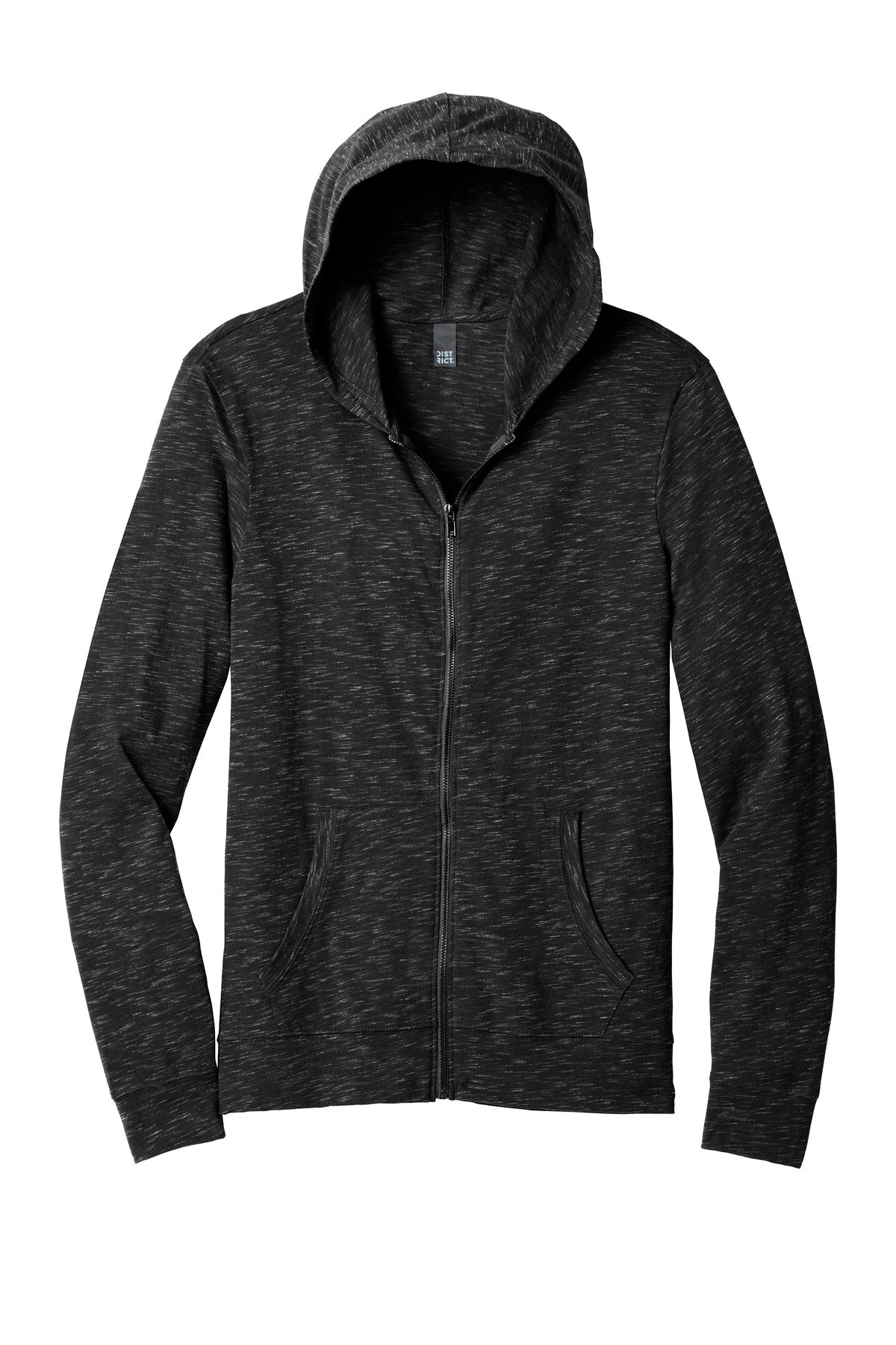 District Medal Full-Zip Hoodie DT565 Black