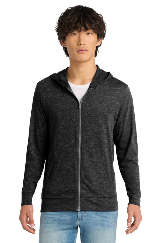 District Medal Full-Zip Hoodie DT565 Black