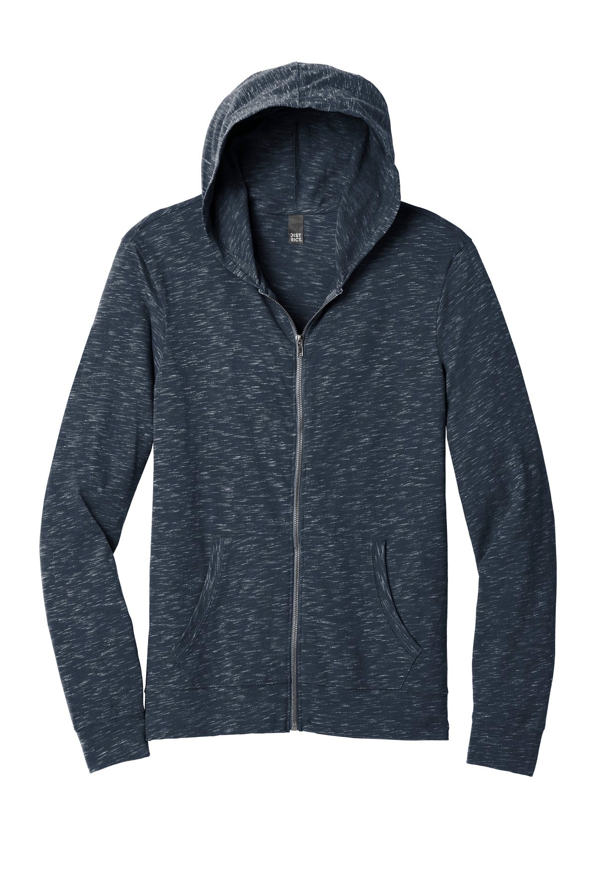 District Medal Full-Zip Hoodie DT565 New Navy