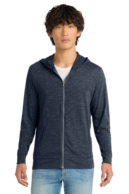 District Medal Full-Zip Hoodie DT565 New Navy
