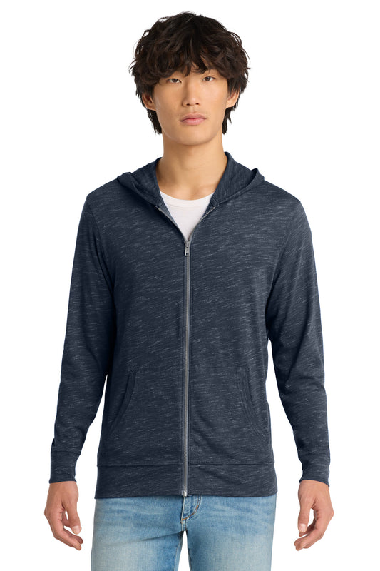 District Medal Full-Zip Hoodie DT565 New Navy
