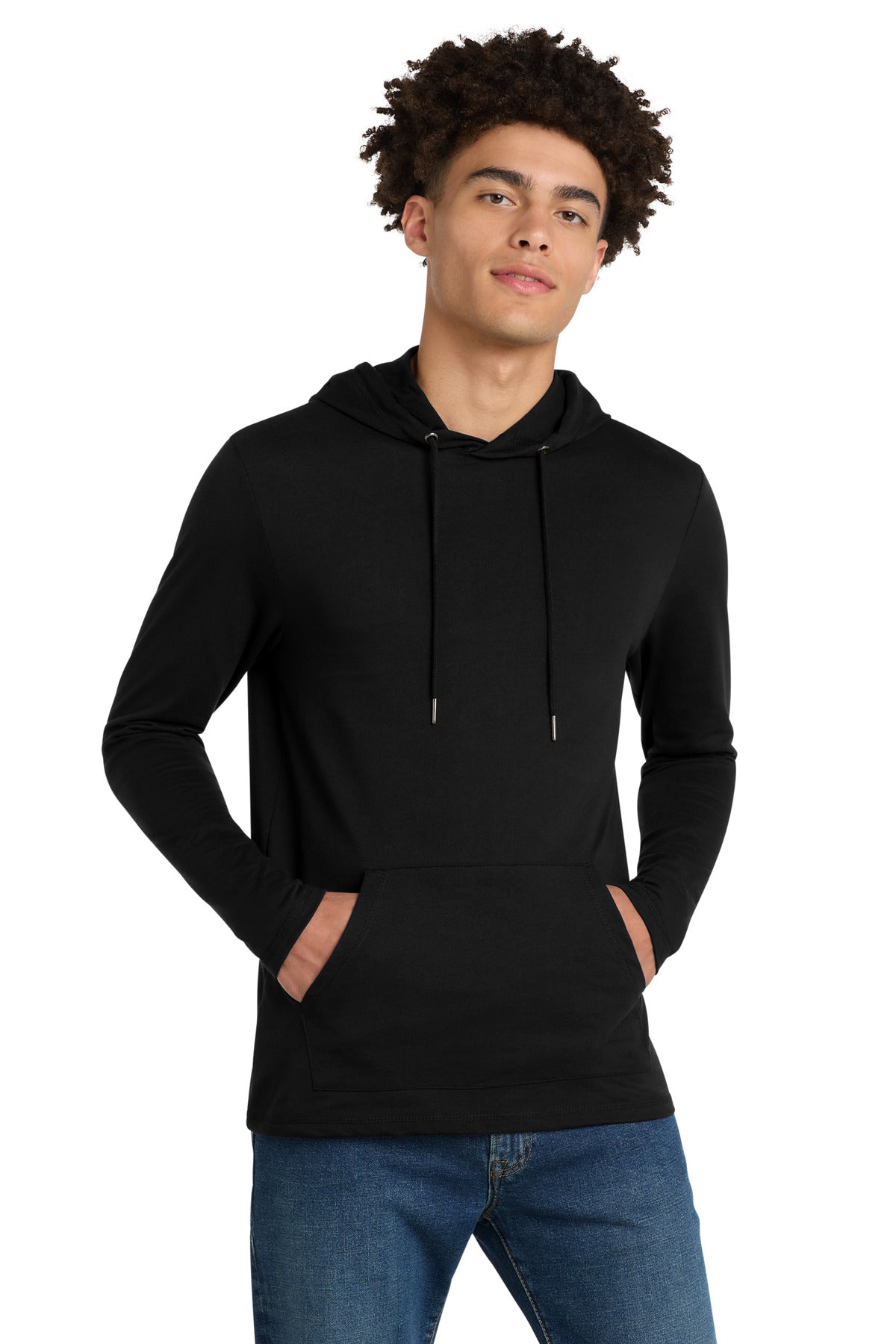 District Featherweight French Terry Hoodie DT571 Black