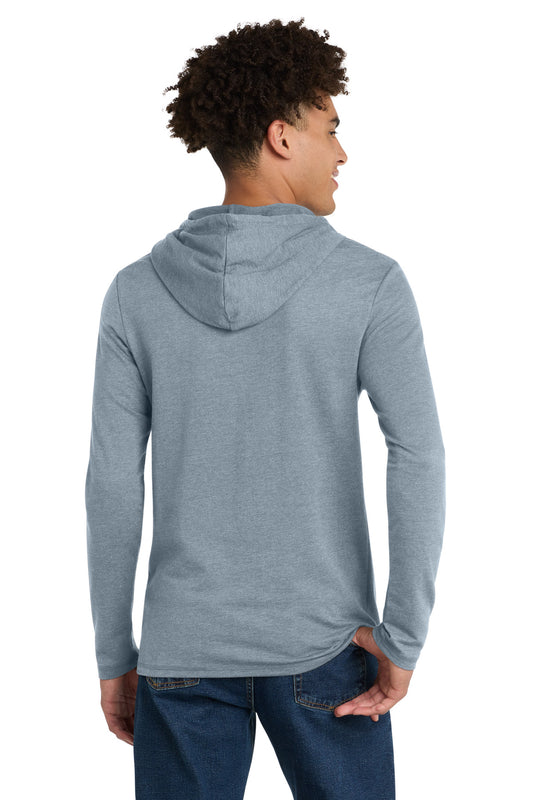 District Featherweight French Terry Hoodie DT571 Flint Blue Heather