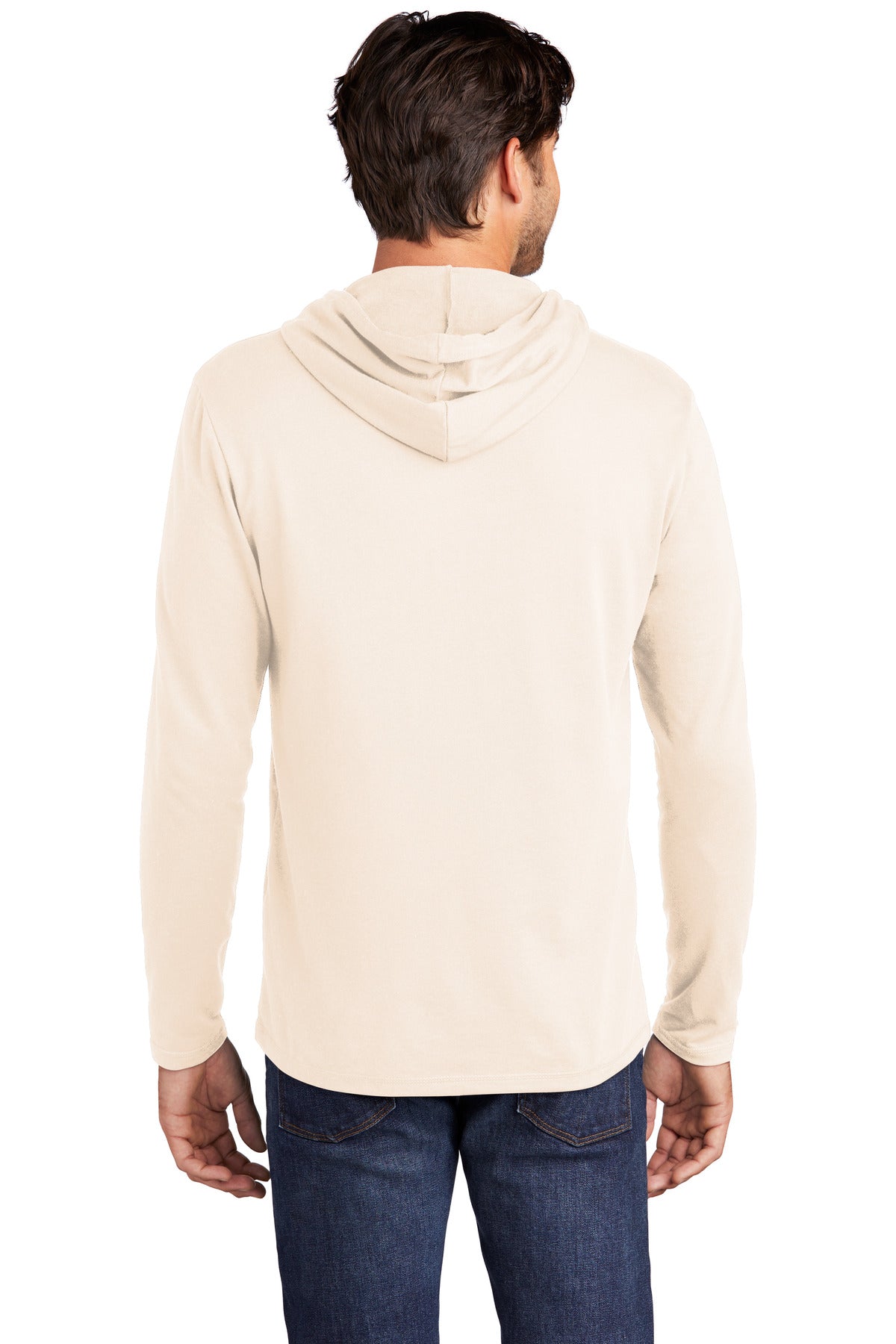 District Featherweight French Terry Hoodie DT571 Gardenia