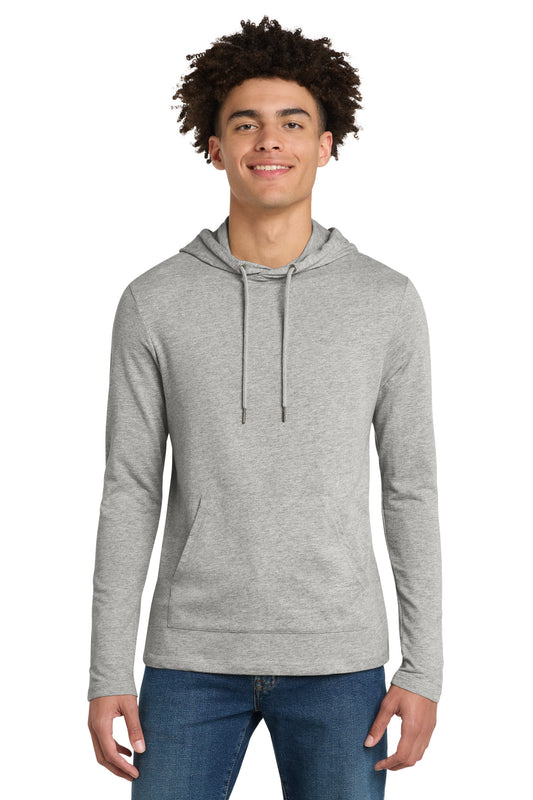 District Featherweight French Terry Hoodie DT571 Light Heather Grey