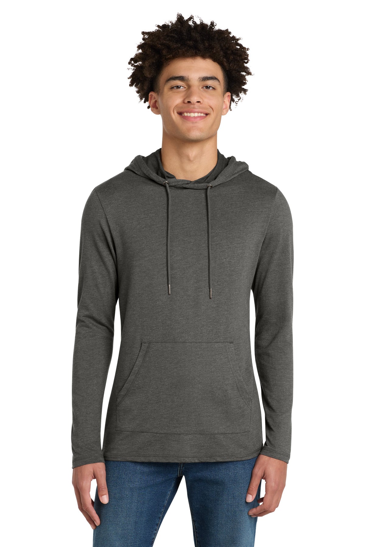 District Featherweight French Terry Hoodie DT571 Washed Coal