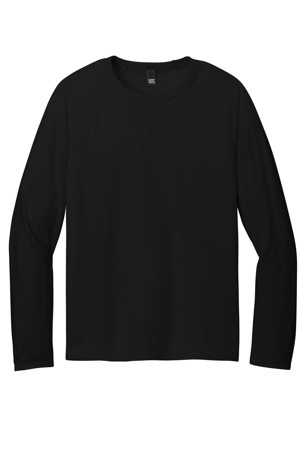 District Featherweight French Terry Long Sleeve Crewneck DT572 Black