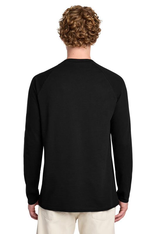 District Featherweight French Terry Long Sleeve Crewneck DT572 Black
