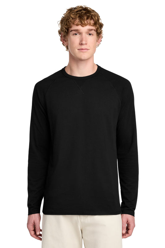 District Featherweight French Terry Long Sleeve Crewneck DT572 Black