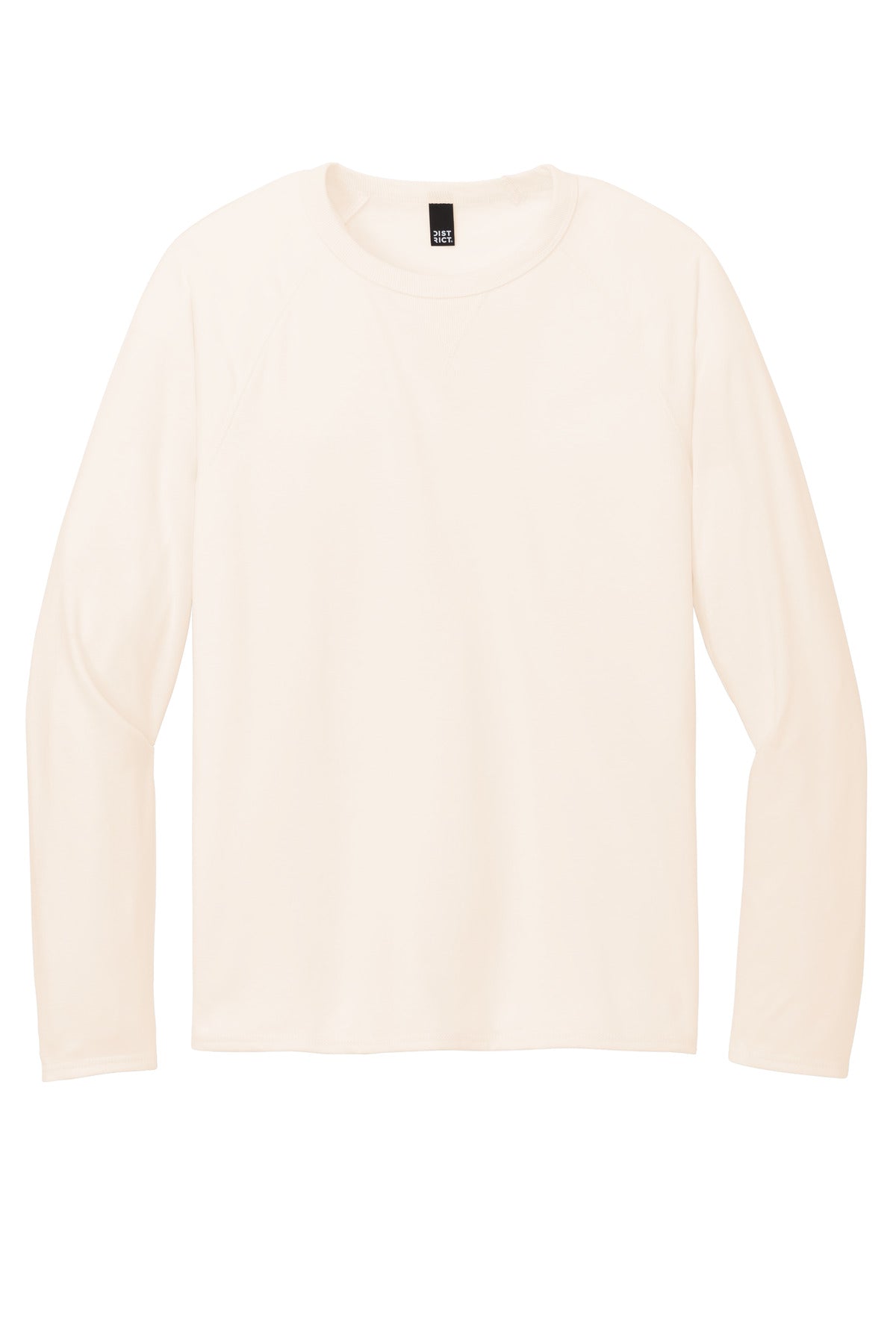 District Featherweight French Terry Long Sleeve Crewneck DT572 Gardenia
