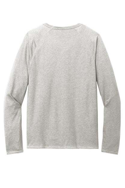 District Featherweight French Terry Long Sleeve Crewneck DT572 Light Heather Grey