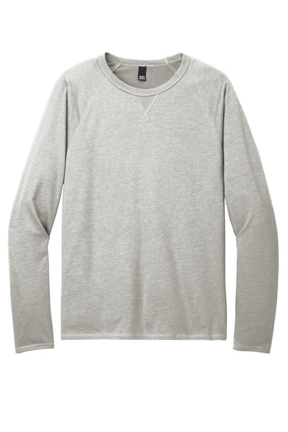 District Featherweight French Terry Long Sleeve Crewneck DT572 Light Heather Grey