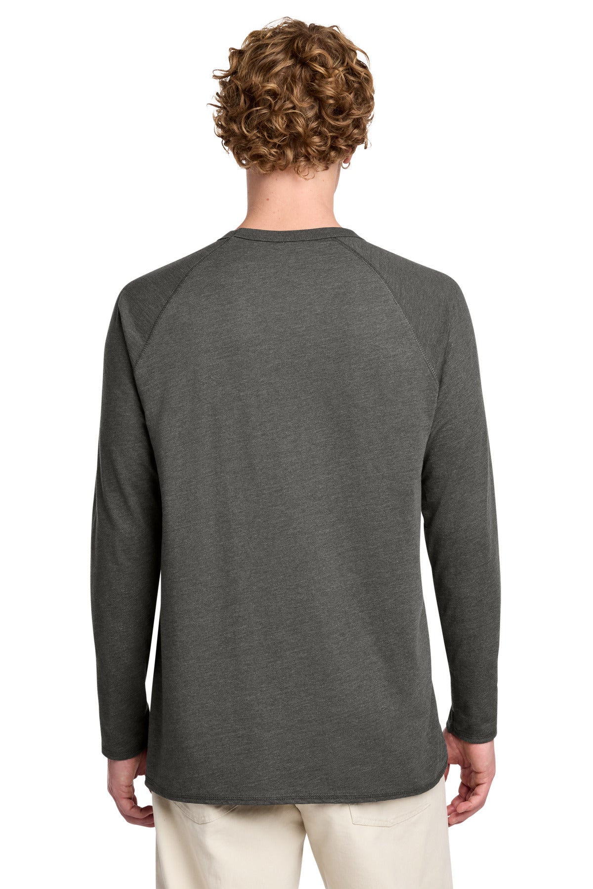 District Featherweight French Terry Long Sleeve Crewneck DT572 Washed Coal