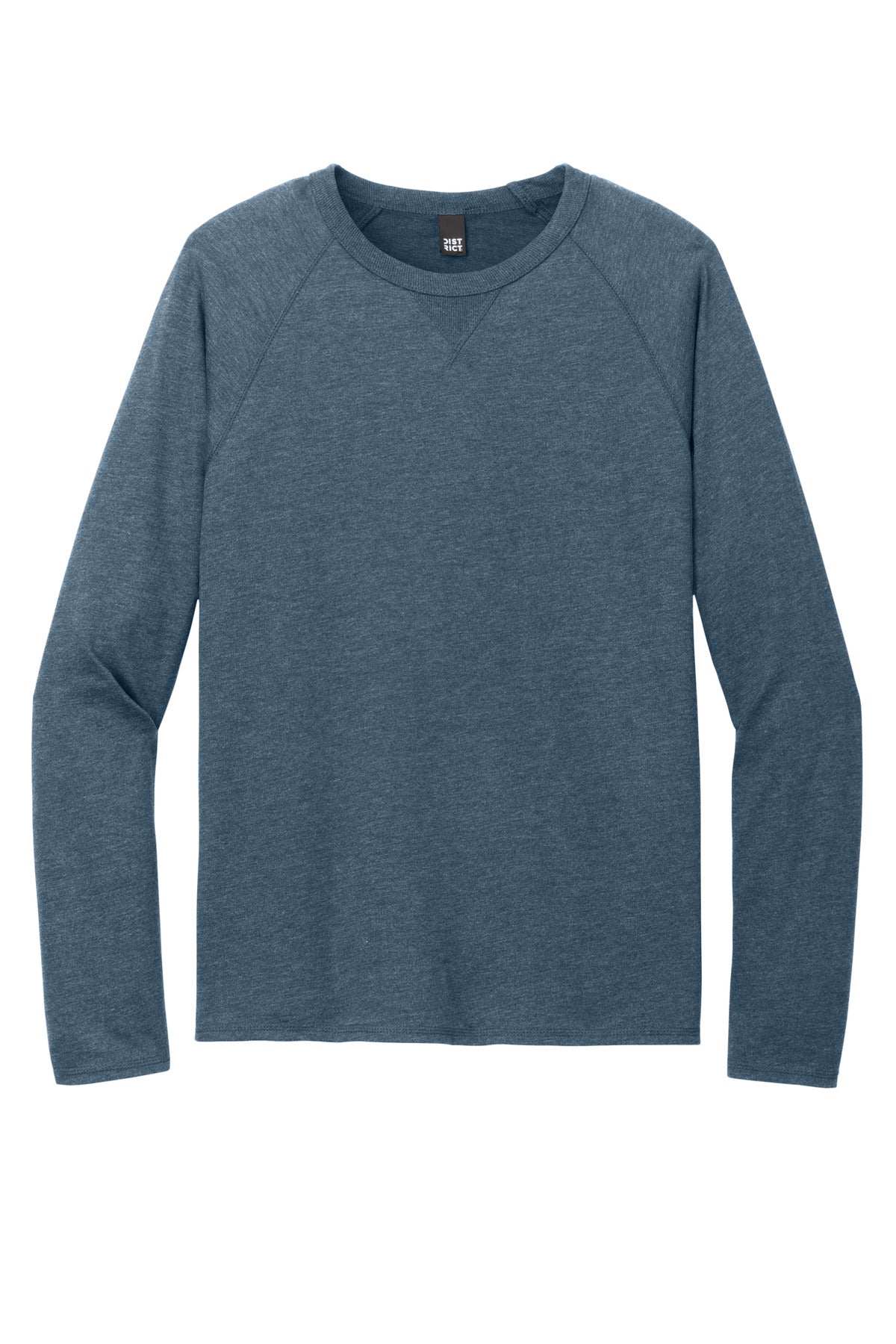 District Featherweight French Terry Long Sleeve Crewneck DT572 Washed Indigo
