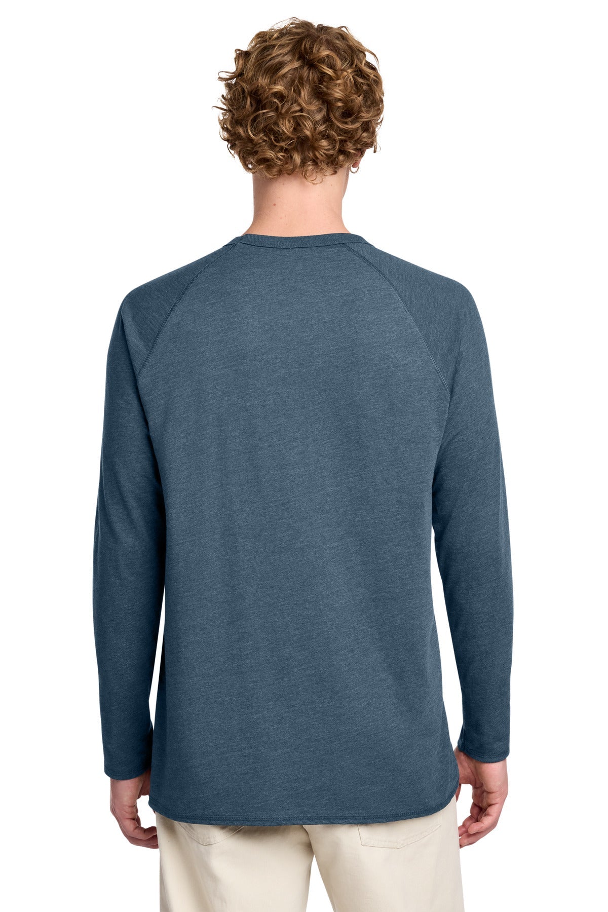 District Featherweight French Terry Long Sleeve Crewneck DT572 image 2