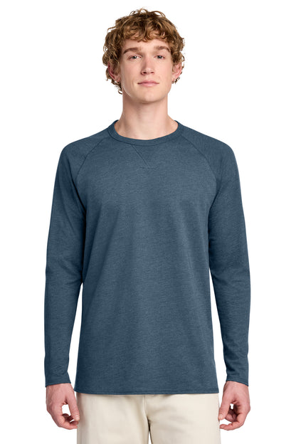 District Featherweight French Terry Long Sleeve Crewneck DT572 Washed Indigo