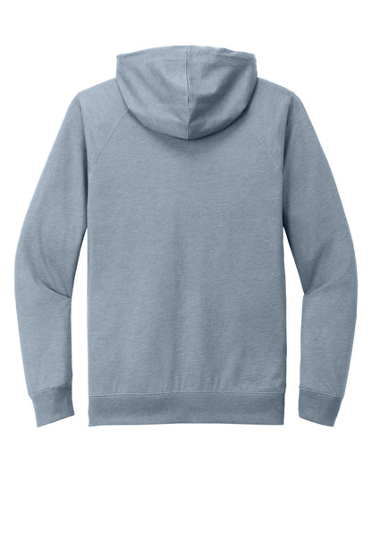 District Featherweight French Terry Full-Zip Hoodie DT573 Flint Blue Heather