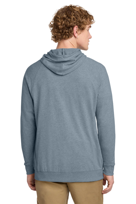 District Featherweight French Terry Full-Zip Hoodie DT573 Flint Blue Heather