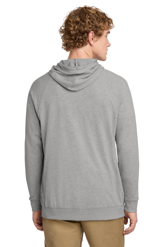 District Featherweight French Terry Full-Zip Hoodie DT573 Light Heather Grey