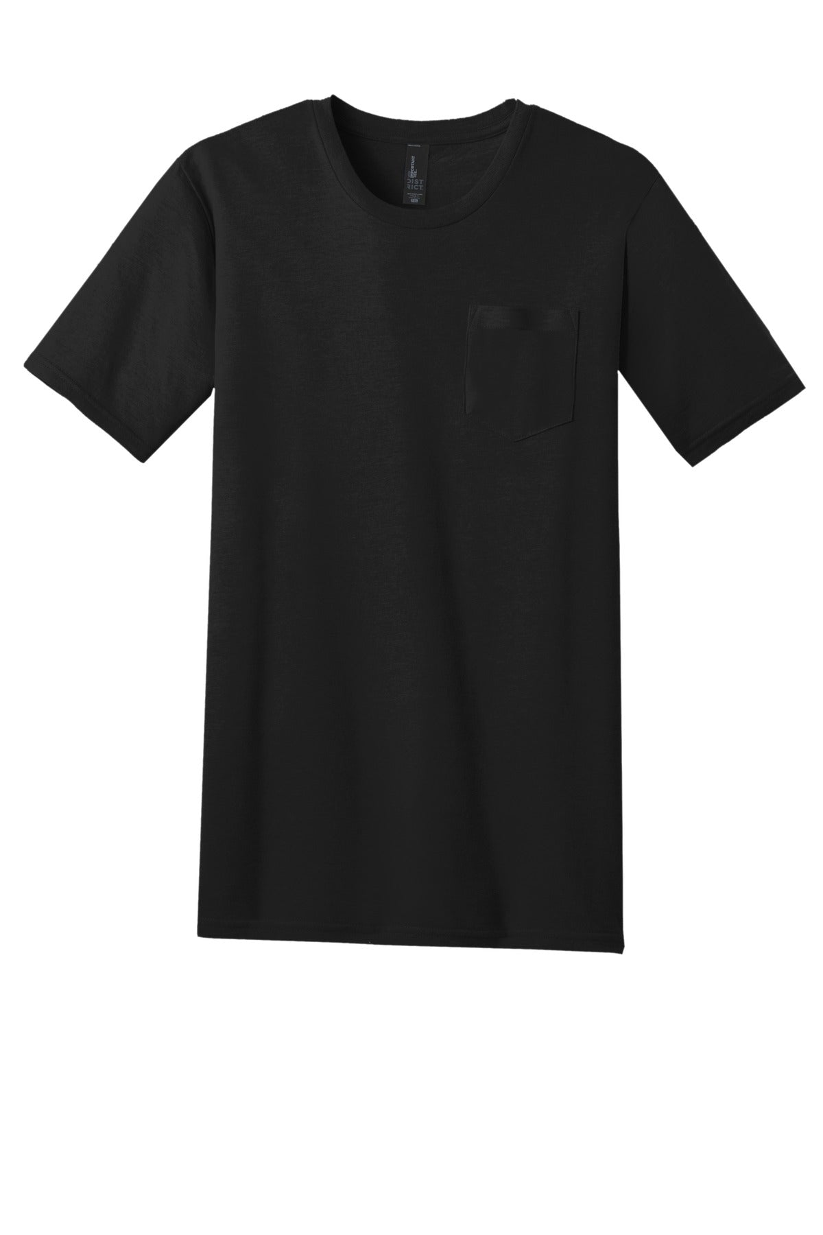 District Very Important Tee with Pocket DT6000P Black