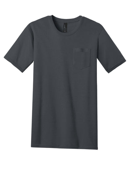 District Very Important Tee with Pocket DT6000P Charcoal