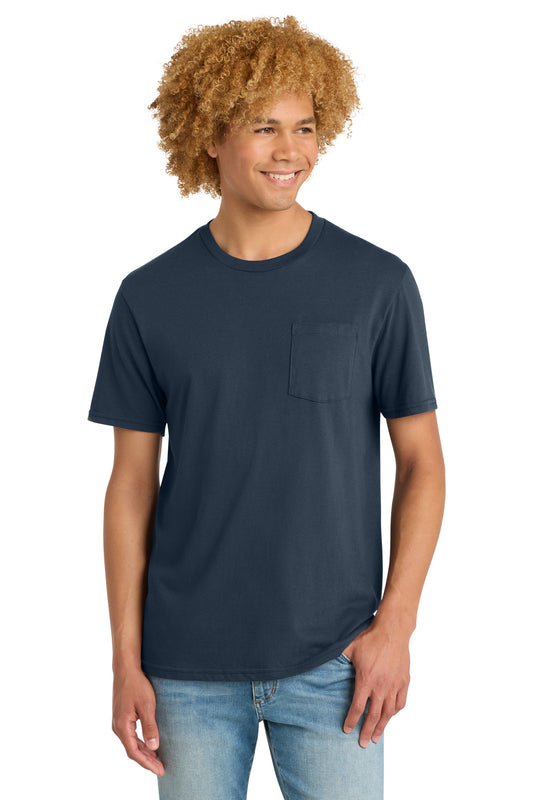 District Very Important Tee with Pocket DT6000P New Navy