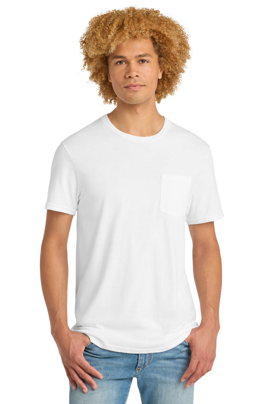 District Very Important Tee with Pocket DT6000P White