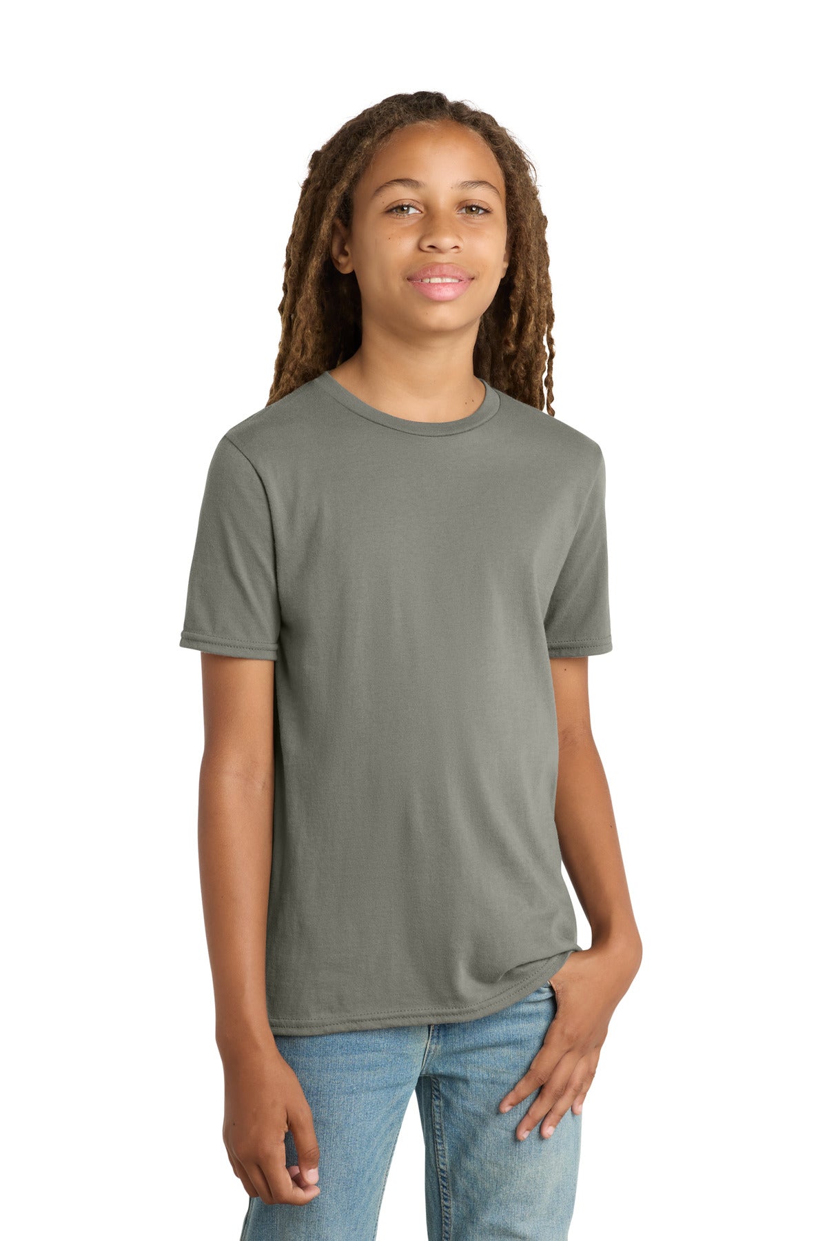 District Youth Very Important Tee DT6000Y Deep Smoke