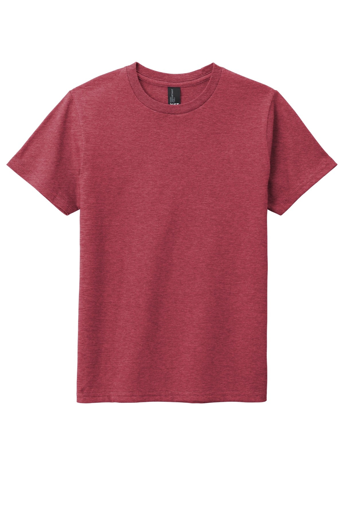 District Youth Very Important Tee DT6000Y Heathered Cardinal
