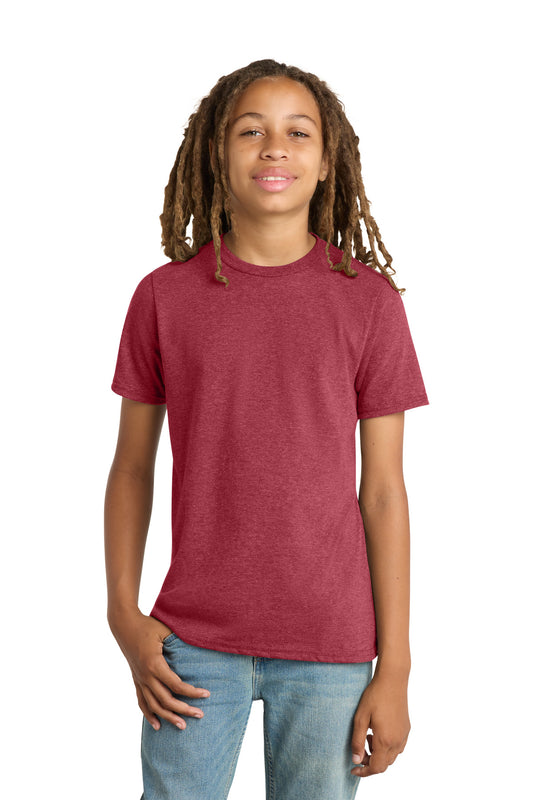 District Youth Very Important Tee DT6000Y Heathered Cardinal