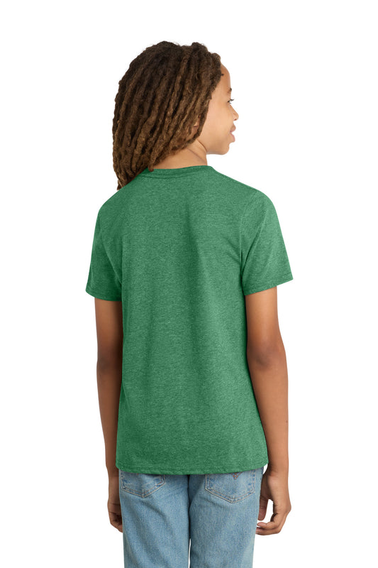 District Youth Very Important Tee DT6000Y Heathered Kelly Green