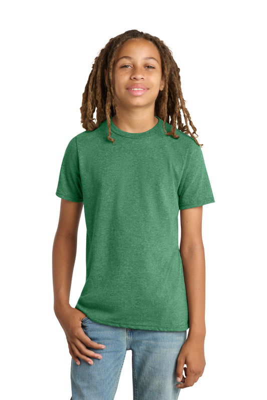 District Youth Very Important Tee DT6000Y Heathered Kelly Green
