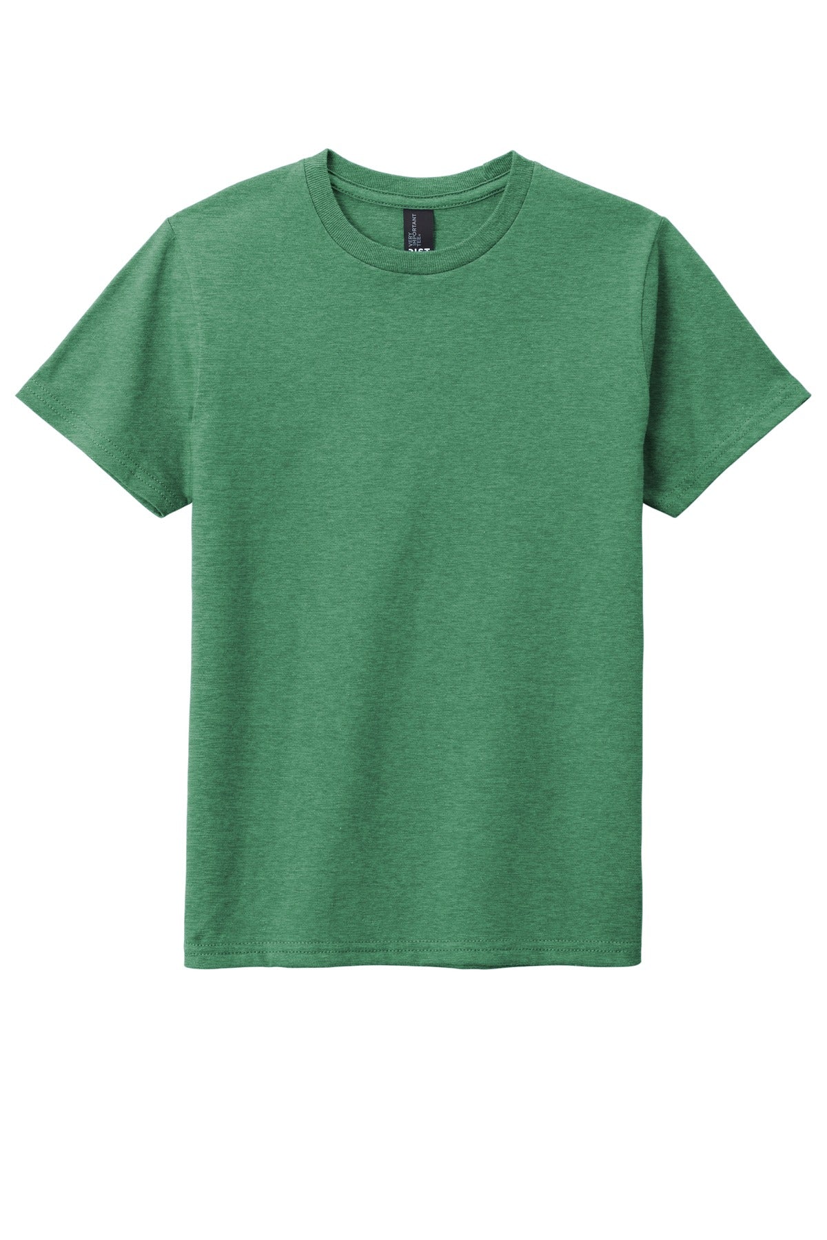 District Youth Very Important Tee DT6000Y Heathered Kelly Green