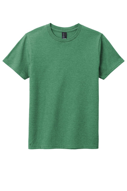 District Youth Very Important Tee DT6000Y Heathered Kelly Green